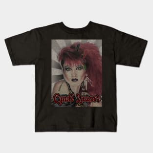 Vintage Classic Cyndi Lauper Kids T-Shirt